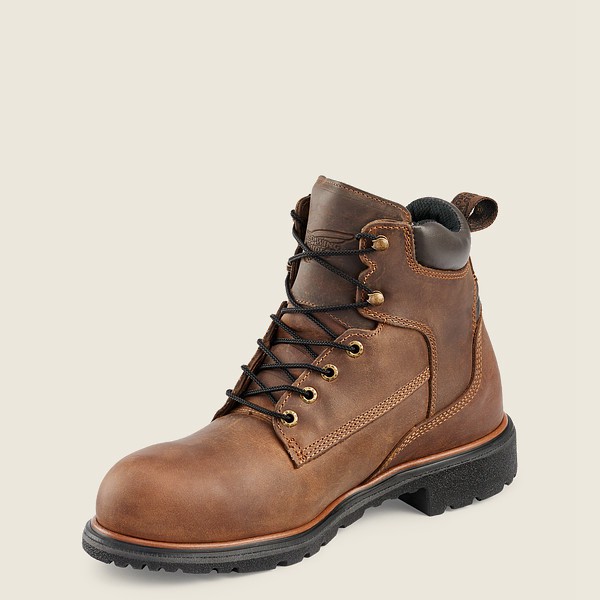 Red Wing Safety Boots Dynaforce® - 6-inch Toe - Brown - Mens XTS234897